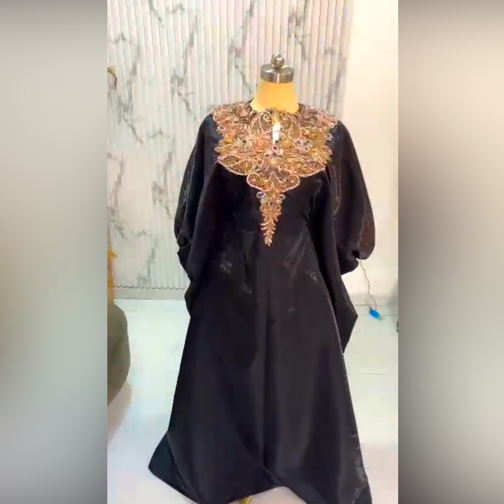 Maxi kaftan outfit